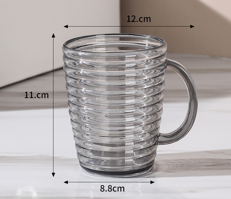 Striped mouthwash cup, household toothbrush cup, wash cup, high-end couple toothbrush cup, toothpaste, tooth mug, toothbrush wash cup, couple style