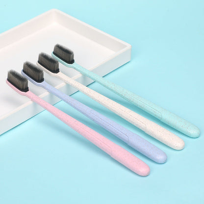 Nano toothbrush silicone adult home family pack combination pack dropshipping small head men's toothbrush soft bristles nano