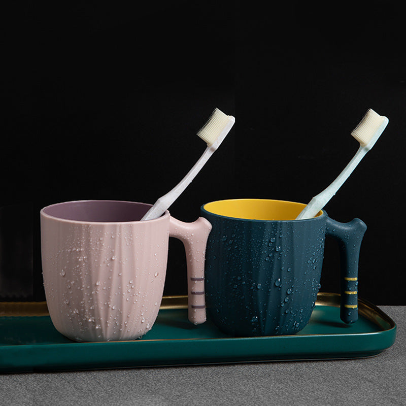 Mouthwash cup, simple household toothbrush cup, couple toothbrush cup set, creative portable tooth mug/tooth holder