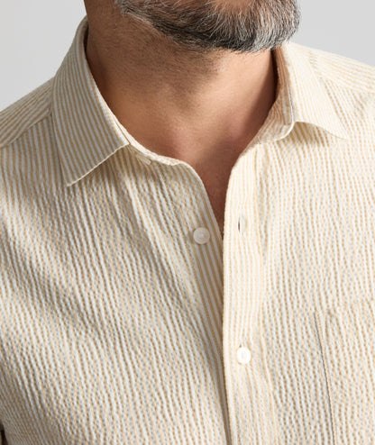 Performance Seersucker Short-Sleeve Shirt
